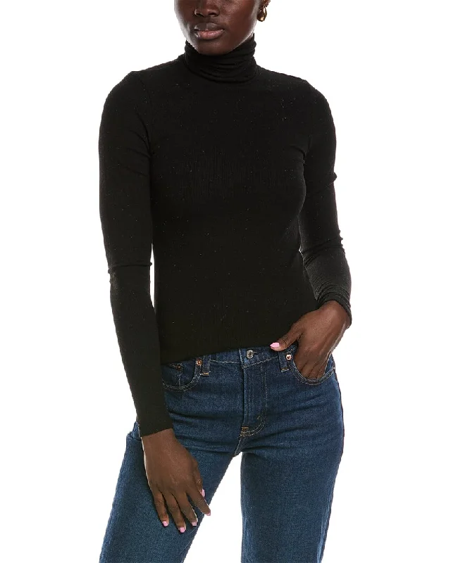 Splendid Idalia Shimmer Turtleneck