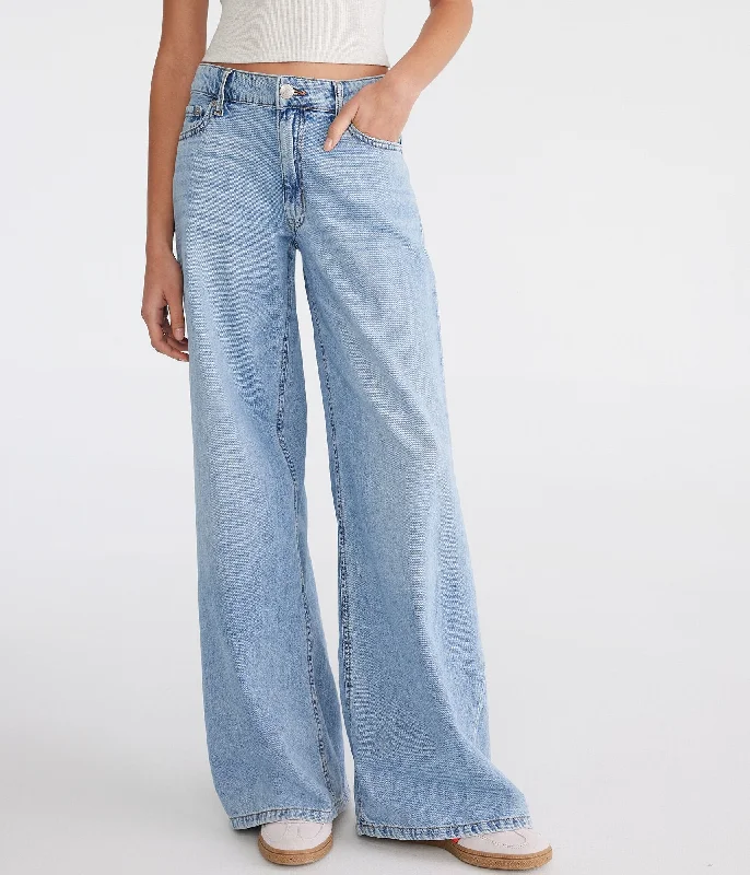 Urban Style Aeropostale Super Wide Leg Lightweight Luxe Jean
