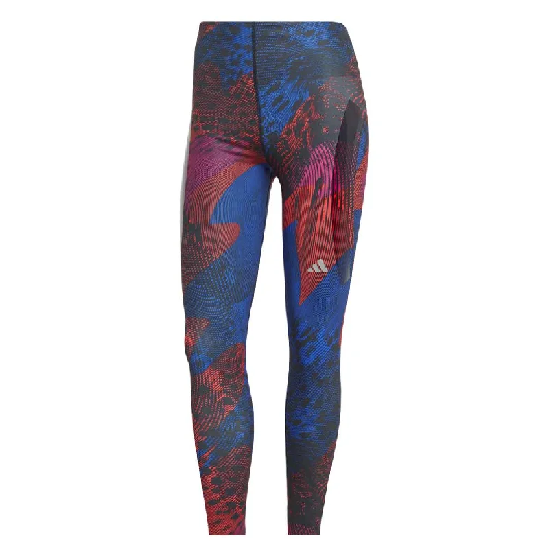 adidas - Women's Adizero Running Allover Print 7/8 Leggings (HS5433)