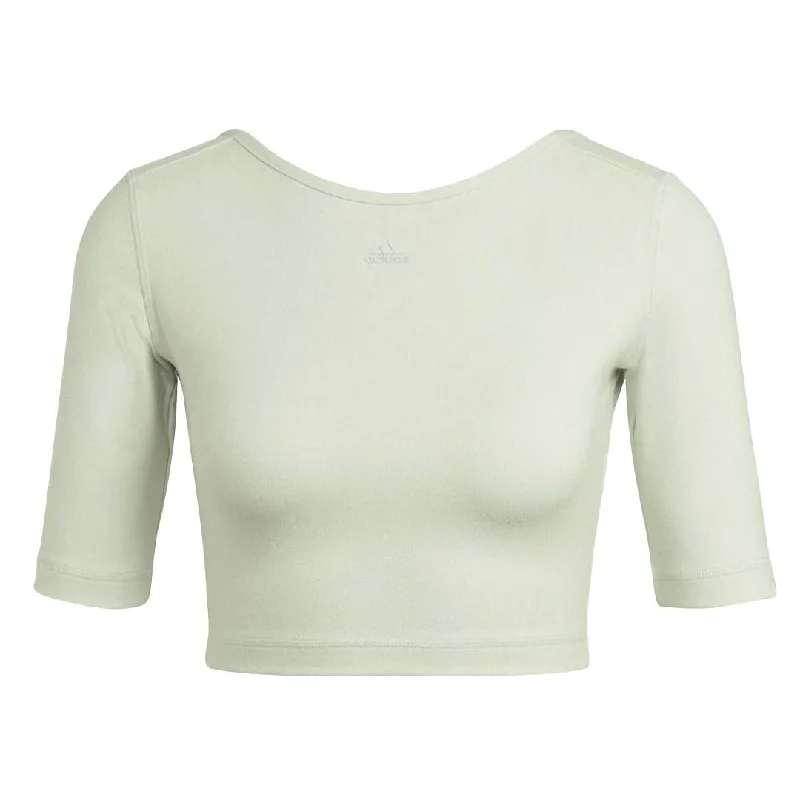 adidas - Women's Aeroready Studio Open-Back T-Shirt (HM7977)