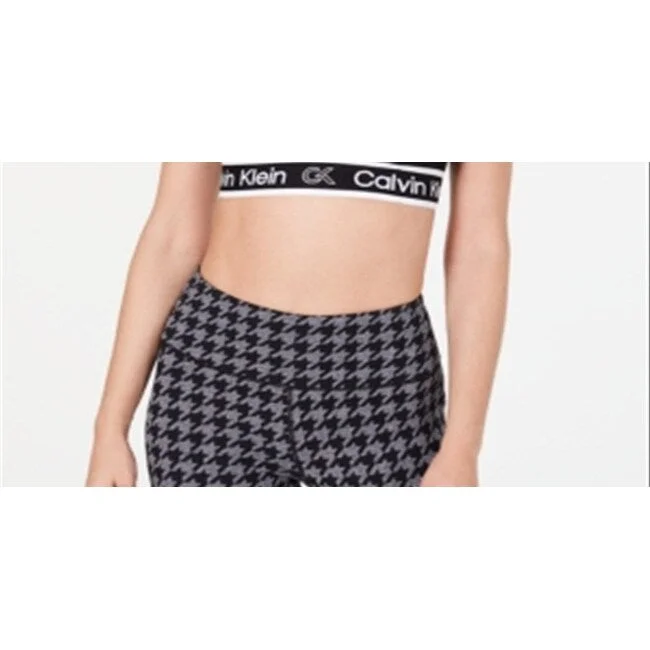 Classic Retro Calvin Klein Women's Performance Houndstooth Cross Back Sports Bra Black Size 2Xl Classic Retro Calvin Klein Women's Performance Houndstooth Cross Back Sports Bra Black Size 2Xl