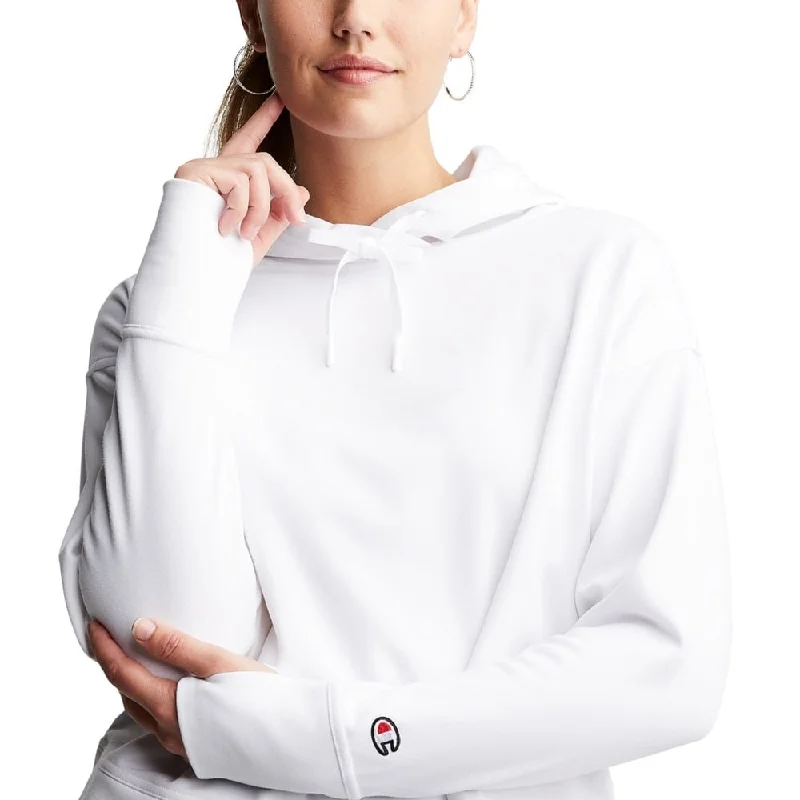 Champion Women's Game Day Hoodie White Size Medium