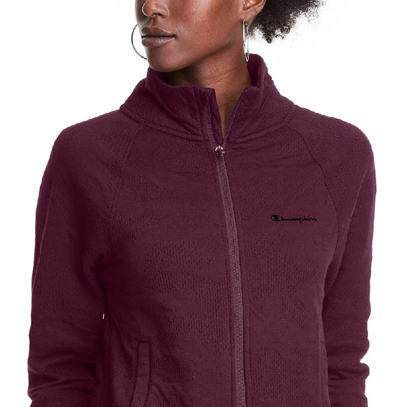 Champion Women's Sport Soft Touch Zipper Jacket Purple Size Small