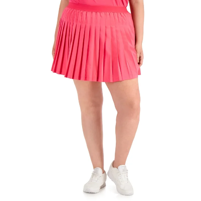 ID Ideology Women's Pleated Skort Pink Size 1X