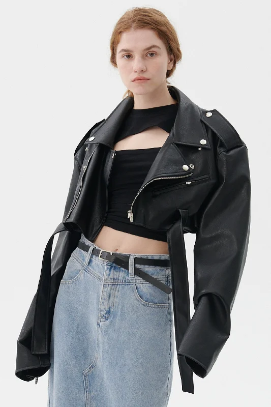 Emma Cropped Rider Jacket