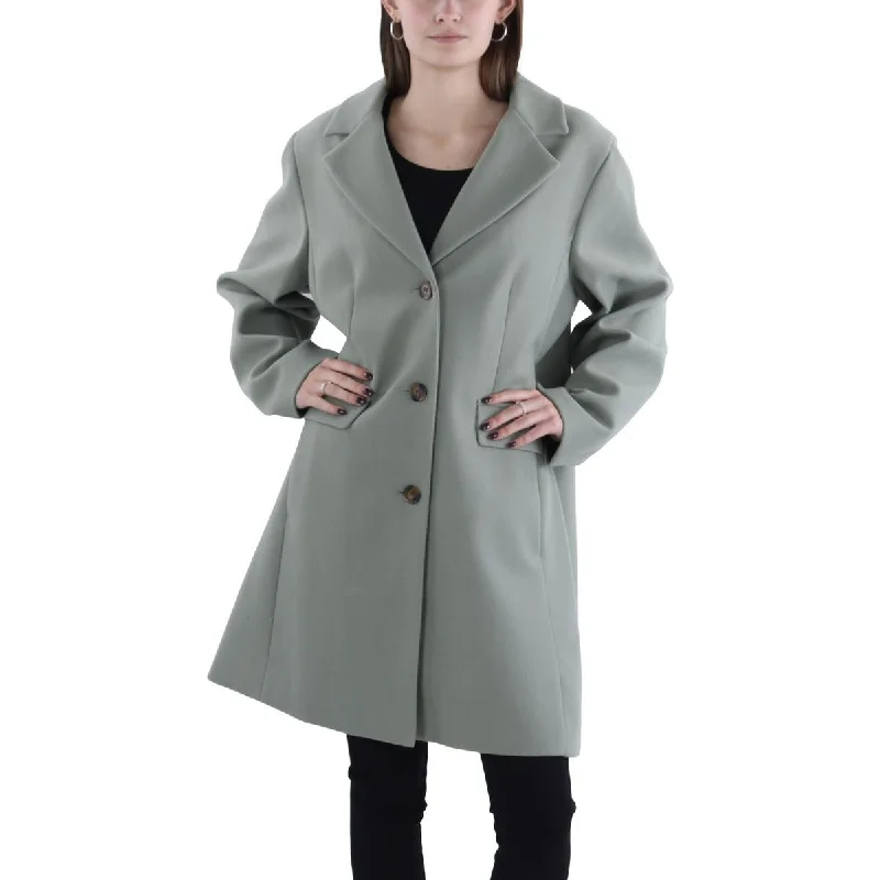 Laundry by Shelli Segal Womens Lightweight Midi Walker Coat