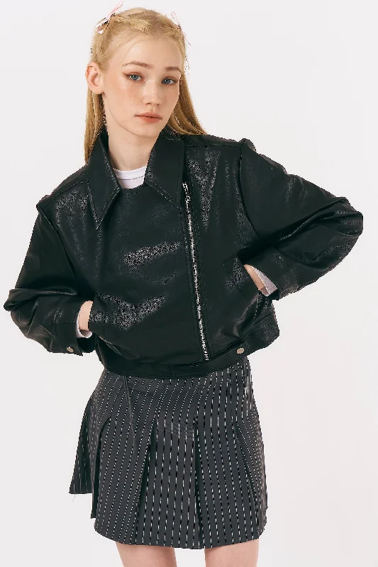 Mia Pleather Rider Jacket