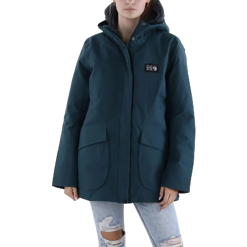 Mountain Hardwear Womens Down Hooded Parka Coat