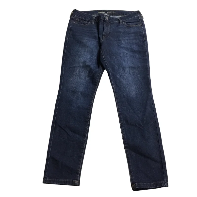 Jeans Skinny By Old Navy In Blue Denim, Size: 8