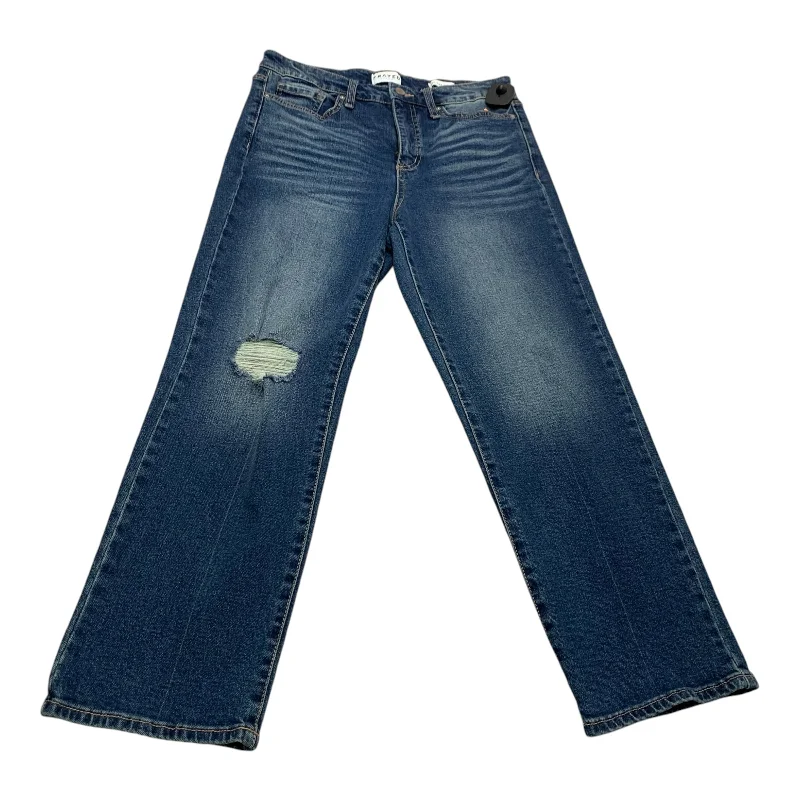 Jeans Straight By Frayed In Denim Blue, Size: 6