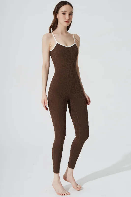 Classic Coeur Del Jumpsuit 3D - Chocolate