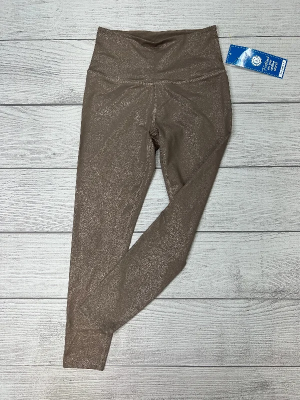 Athletic Leggings By Beyond Yoga In Grey, Size: M