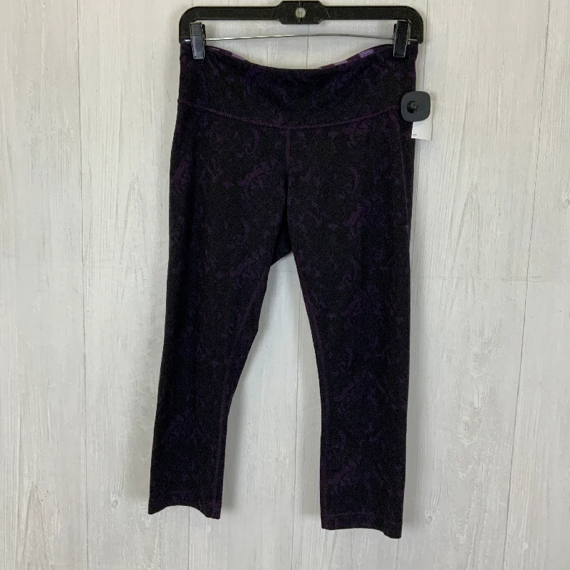 Athletic Leggings Capris By Lululemon In Purple, Size: 8