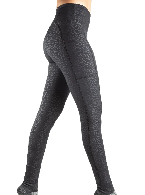 Nala Leopard Wide Waistband Pocketed Leggings