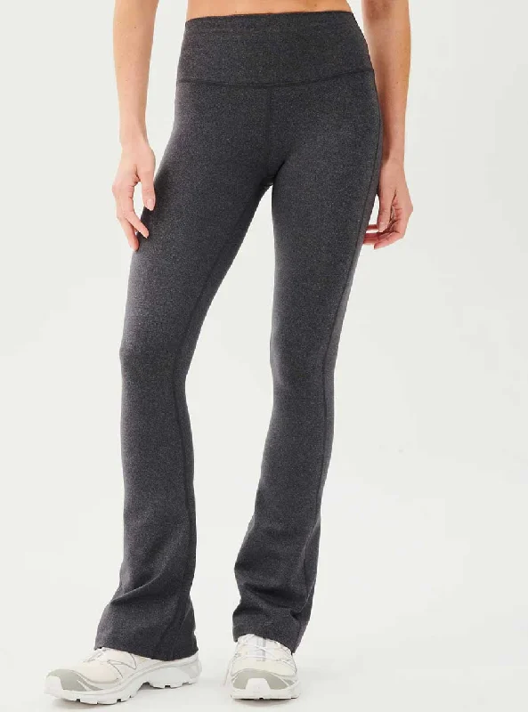 Splits59 Women's Raquel High Waist Flared Leggings - Heather Grey