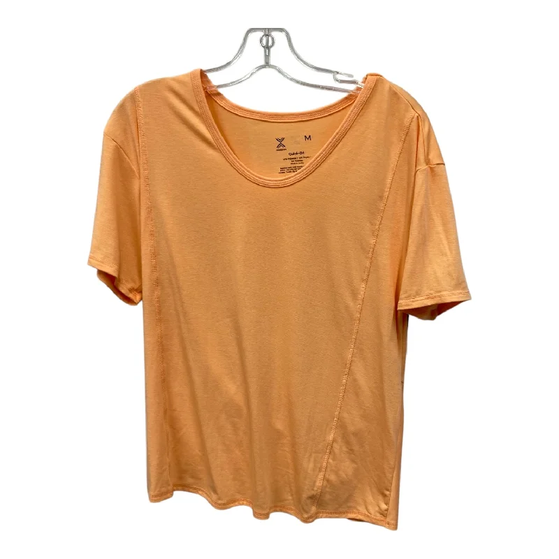 Athletic Top Ss By Xersion In Orange, Size:M