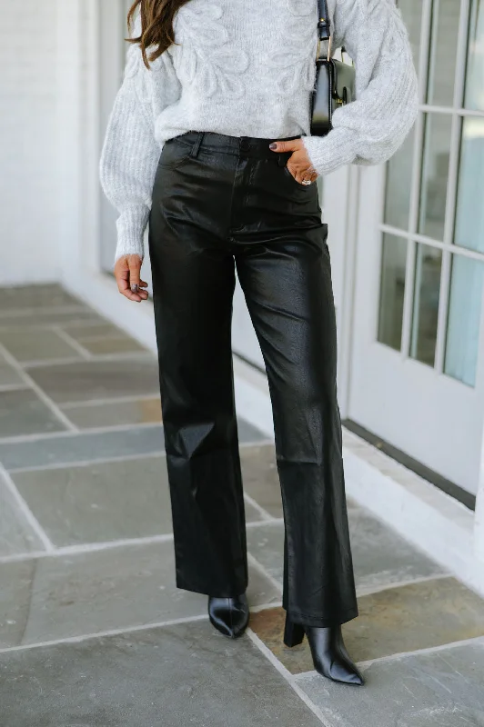 Christa Faux Leather Pants