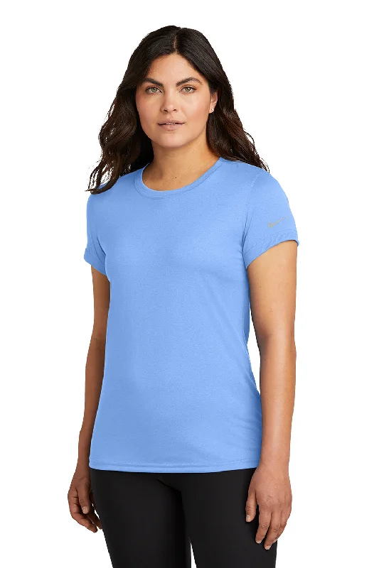 Nike Womens rLegend Dri-Fit Moisture Wicking Short Sleeve Crewneck T-Shirt - Valor Blue