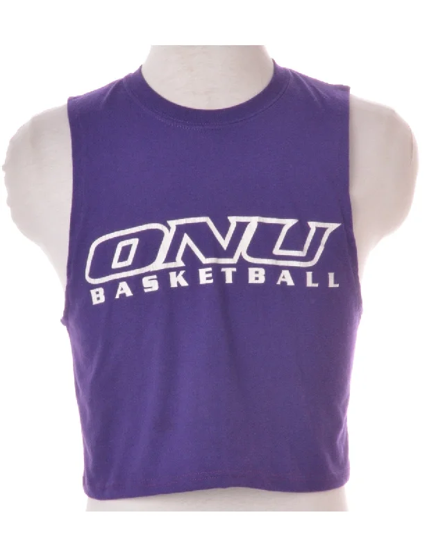 Celebrity Must-have Label Polly Cropped Sports T Vest