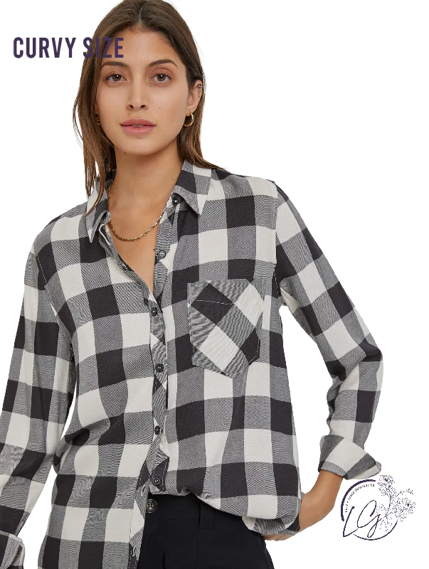 Curvy Timber Trail Flannel