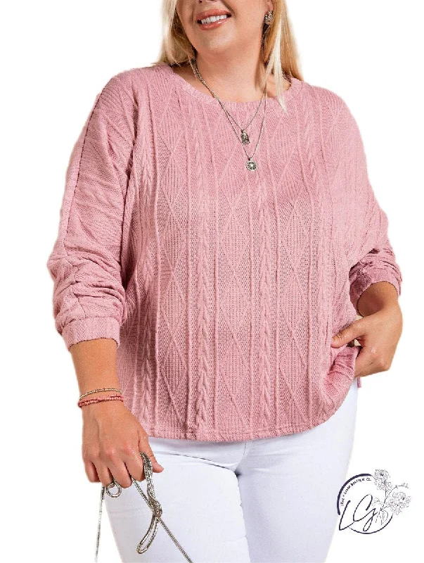 Curvy Glimmering Delight Sweater