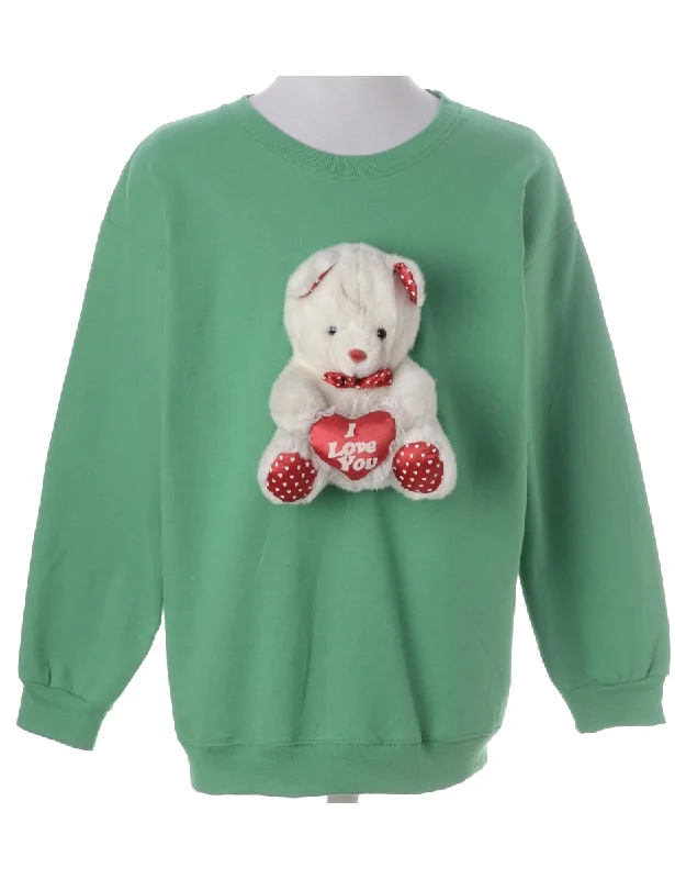 Sporty Elegance Label Novelty Christmas Sweatshirt