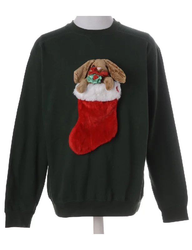 Breezy Style Label Novelty Christmas Sweatshirt