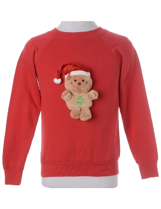 Warm Wear Label Novelty Christmas Sweatshirt