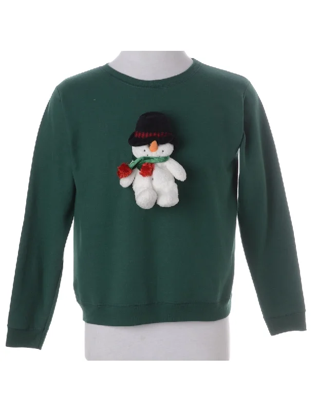 Urban Chic Label Novelty Christmas Sweatshirt