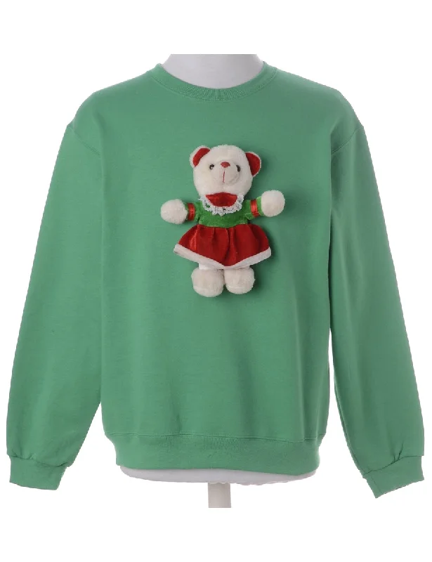 Light Fit Label Novelty Christmas Sweatshirt