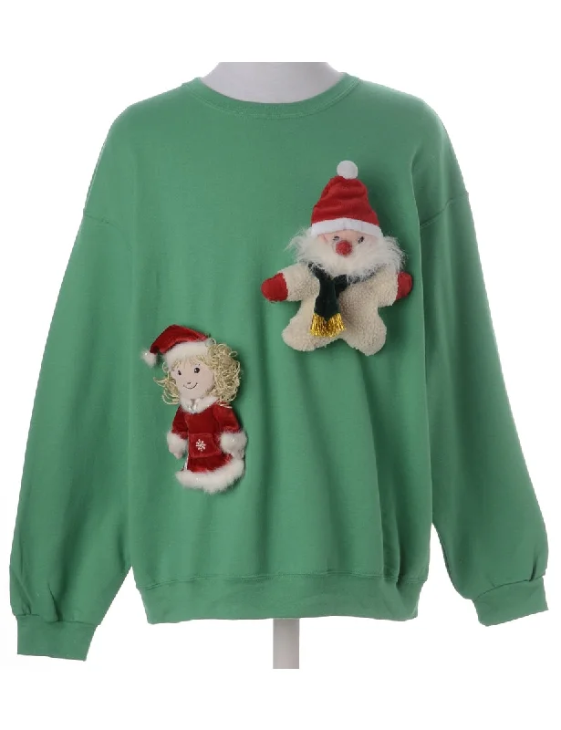 Effortless Style Label Novelty Christmas Sweatshirt